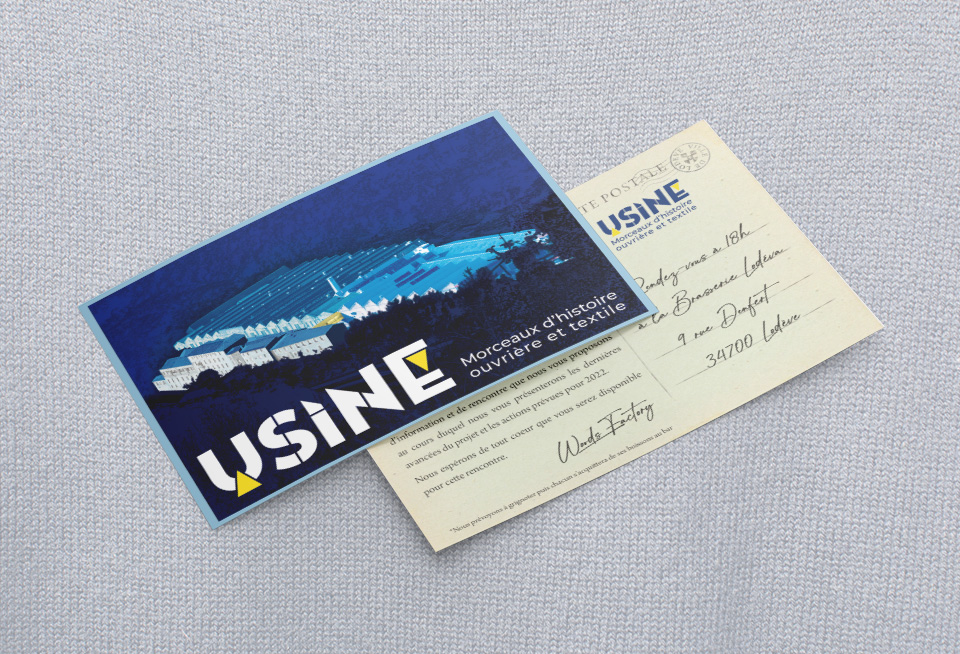 Carte postale USINE