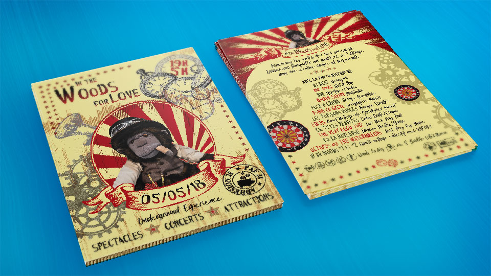 Flyers In The Woods For Love