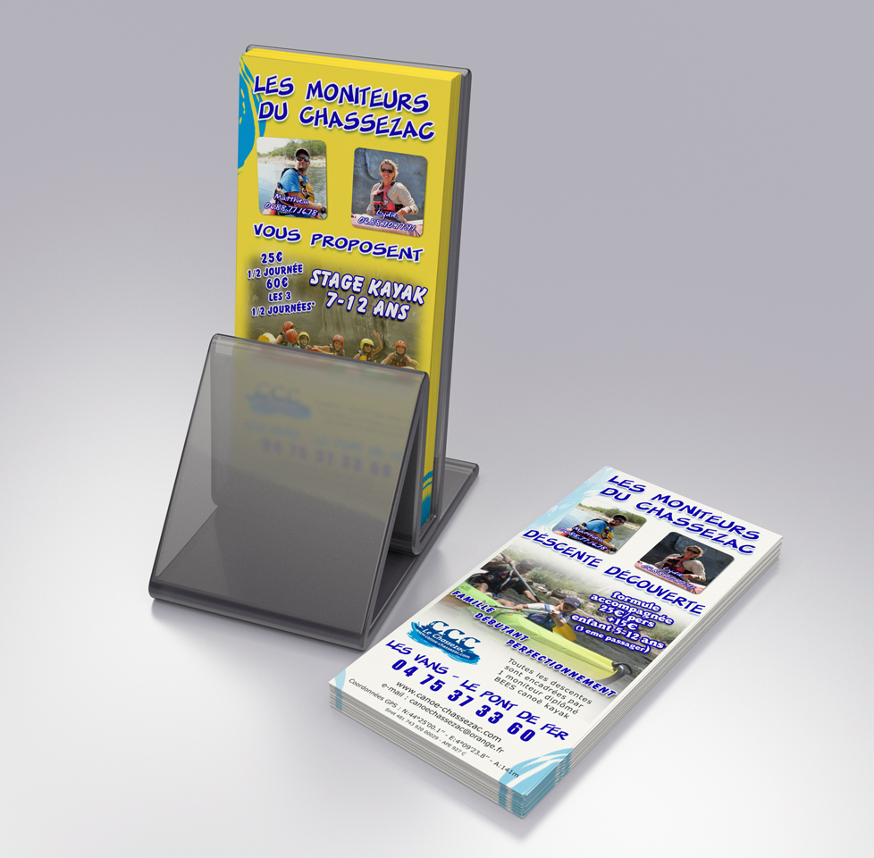 Dépliants Compagnie de Canoë du Chassezac